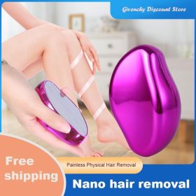 Painless Physical Hair Removal laser Epilators stone Crystal Hair Eraser Safe Reusable Body Beauty Depilation Tool (Color: gold)